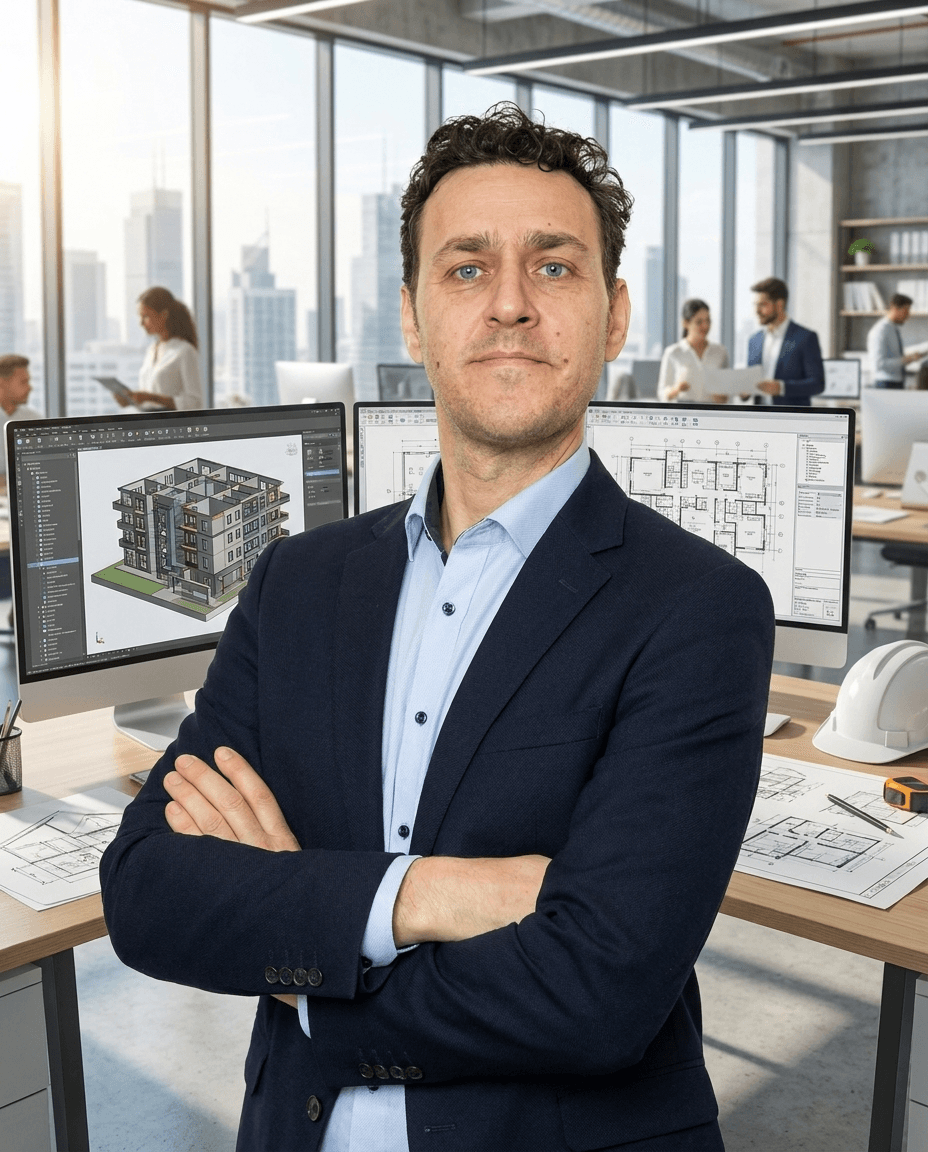 Portret van Allaa Esmail — BIM Modelleur en Revit Consultant.